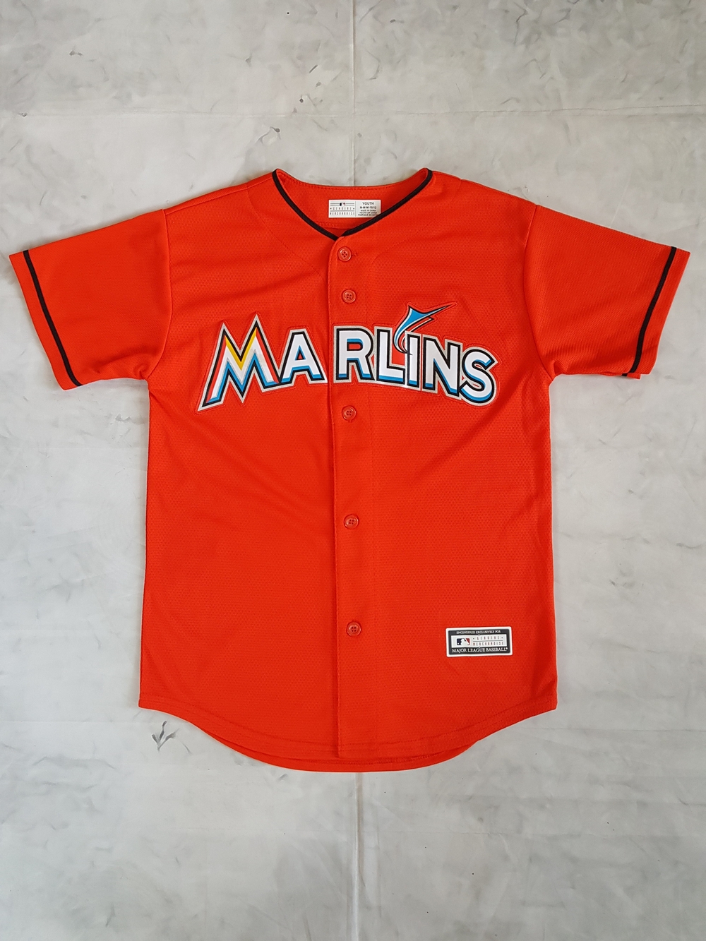 MLB MARLINS Baseball Jersey Youth Blank
